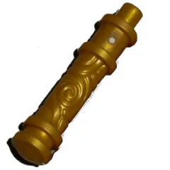 Weapon Nunchuck / Staff End, Pearl Gold