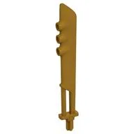 Large Figure Weapon Sword, 3 Bar Holes and Axle Hilt, Pearl Gold