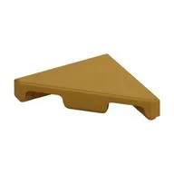 Tile 45° Cut 2 x 2 (Triangle), Pearl Gold