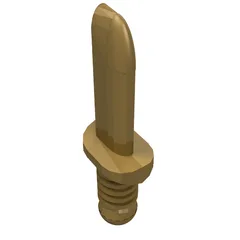 Weapon Dagger / Knife, Pearl Gold
