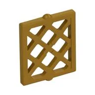 Window Pane Latticed 1 x 2 x 2, Pearl Gold