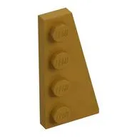 Wedge Plate 4 x 2 Right, Pearl Gold