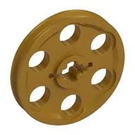 Technic Wedge Belt Wheel [aka Pulley], Pearl Gold