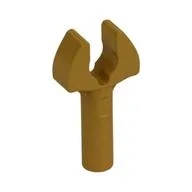 Bar 1L with Clip [Cut Edges and One Side Hole] [Gap in Clip], Pearl Gold