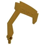 Large Figure Weapon Hook, Pearl Gold