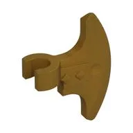 Weapon Axe Head, Clip-on (Viking) [Thick Clip], Pearl Gold