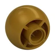 Wheel 18 x 14 with Pin Hole, Pearl Gold