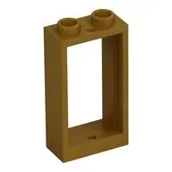 Window 1 x 2 x 3 Flat Front, Pearl Gold