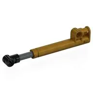 Technic Shock Absorber 11L with Internal Spring, Black Top, Pearl Gold