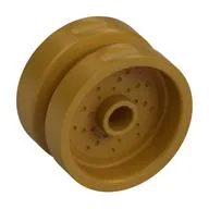 Wheel 18 x 12 with Pin Hole and Stud, Pearl Gold