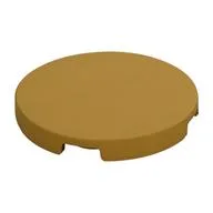 Tile Round 3 x 3, Pearl Gold