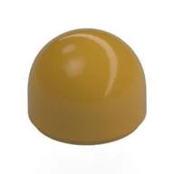 Dome 1 x 1 x 2/3, Pearl Gold