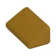 Brick Sloped 30° 1 x 2 x 2/3, Pearl Gold