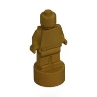 Minifig Trophy Statuette, Pearl Gold