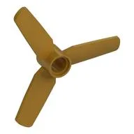 Propeller 3 Blades 5 Diameter, Pin Hole, Pearl Gold