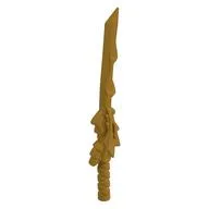 Weapon Sword Katana with Dragon Guard (The Sword of Fire), Pearl Gold