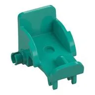 Equipment Medical Wheelchair with Pins for Wheels [Minidoll], Dark Turquoise