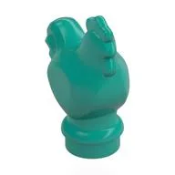 Animal, Chicken [Plain], Dark Turquoise