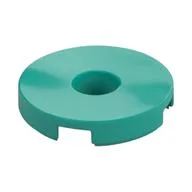 Tile Special Round 2 x 2 with Hole, Dark Turquoise