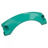 Technic Panel Car Mudguard Arched 9 x 2 x 3, Arched Top #42, Dark Turquoise