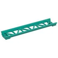 Vehicle Track, Roller Coaster Straight 16L, Dark Turquoise