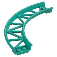 Vehicle Track, Roller Coaster, Curve, Dark Turquoise