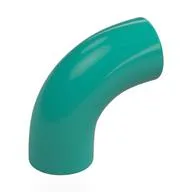 Brick Round 1 x 1 diameter Tube with 90 Degree Elbow (2 x 2 x 1) and Axle Holes (Crossholes) at each end, Dark Turquoise