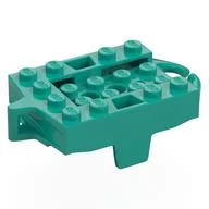 Vehicle Base, Roller Coaster Car 4 x 5, Dark Turquoise