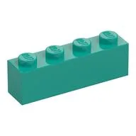 Brick 1 x 4, Dark Turquoise