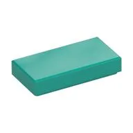 Tile 1 x 2 with Groove, Dark Turquoise