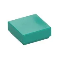 Tile 1 x 1 with Groove, Dark Turquoise