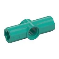 Technic Axle and Pin Connector Angled #2 - 180°, Dark Turquoise