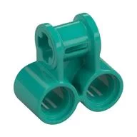 Technic Axle and Pin Connector Perpendicular Double, Dark Turquoise