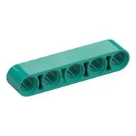 Technic Beam 1 x 5 Thick, Dark Turquoise