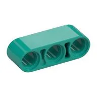 Technic Beam 1 x 3 Thick, Dark Turquoise