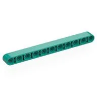 Technic Beam 1 x 11 Thick, Dark Turquoise