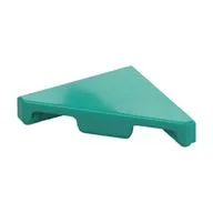 Tile 45° Cut 2 x 2 (Triangle), Dark Turquoise
