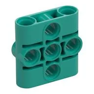 Technic Connector Beam 3 x 3, Dark Turquoise