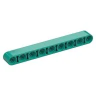 Technic Beam 1 x 9 Thick, Dark Turquoise