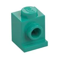 Brick Special 1 x 1 with Headlight, Dark Turquoise