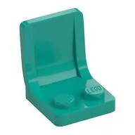 Seat / Chair 2 x 2, Dark Turquoise