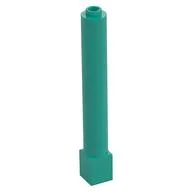 Support Round 1 x 1 x 6 Solid Pillar, Dark Turquoise