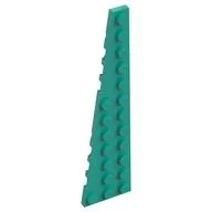 Wedge Plate 12 x 3 Left, Dark Turquoise