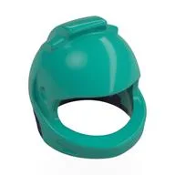 Helmet Space, Dark Blue Neck Pattern, Dark Turquoise