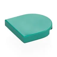 Tile Round 2 x 2 Half Circle, Dark Turquoise