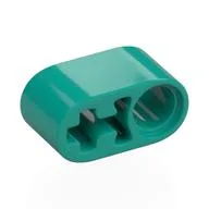 Technic Beam 1 x 2 Thick with Pin Hole and Axle Hole, Dark Turquoise