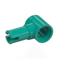 Technic Pin Connector Hub with 1 Pin with Friction Ridges Lengthwise [Centered Friction Ridge], Dark Turquoise