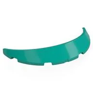 Wheel Arch, Mudguard 8 x 4 x 1, Dark Turquoise