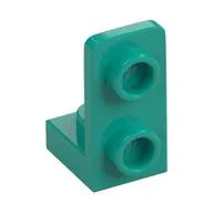 Bracket 1 x 1 - 1 x 2 Inverted, Dark Turquoise