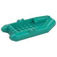 Boat / Rubber Raft / Dinghy 6 x 12, Dark Turquoise